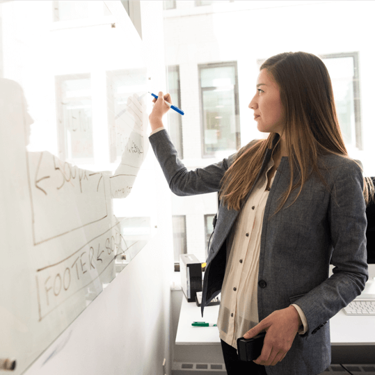 Teach on white board